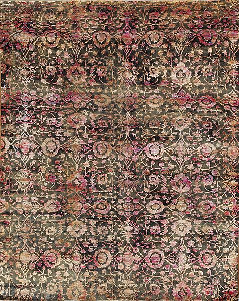 183860 Transitions Collection <br> 9/9 Wool & Silk F8, Black-Purple